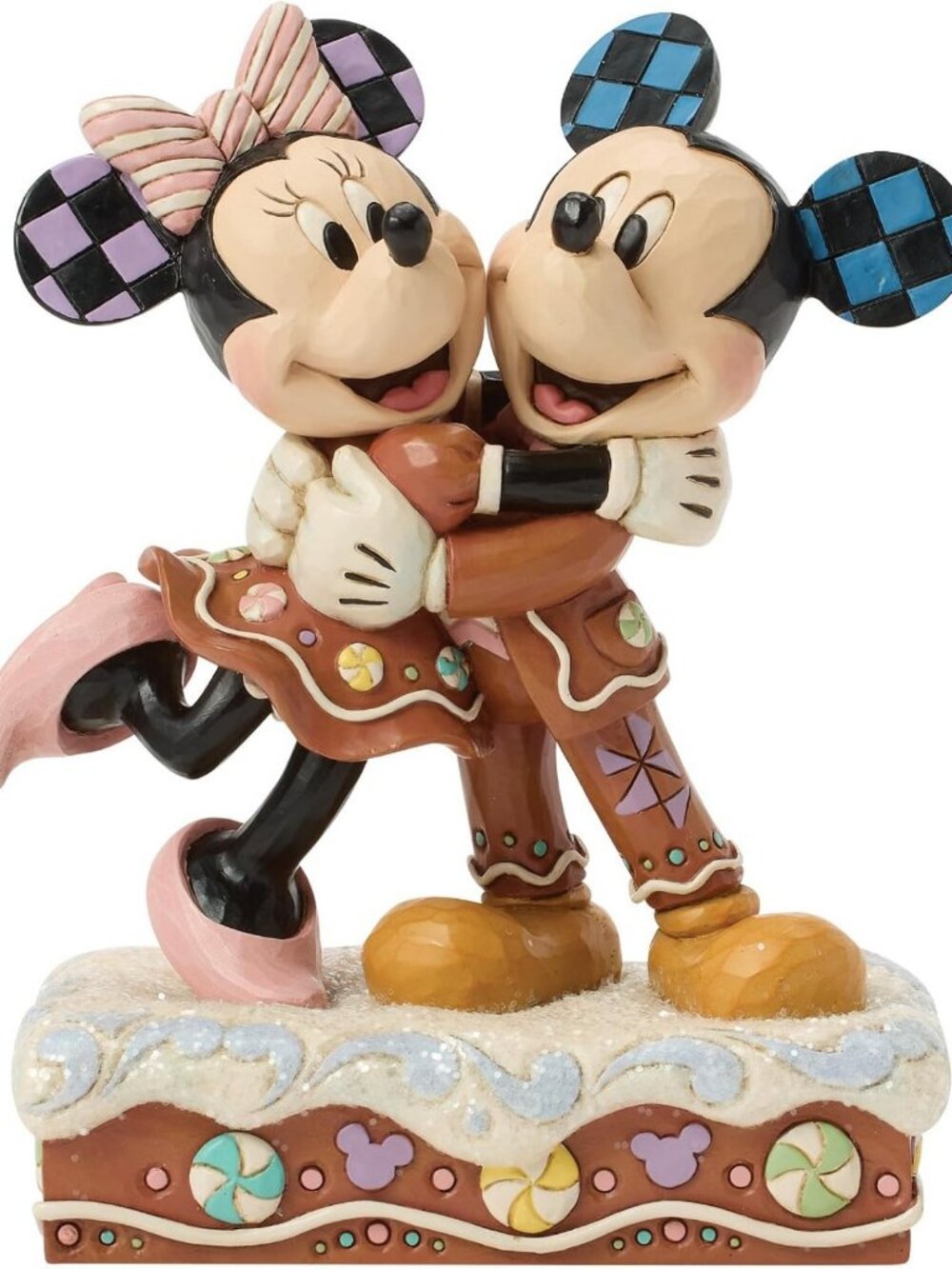 Enesco Disney Traditions by Jim Shore Mickey and Minnie Mouse Gingerbread